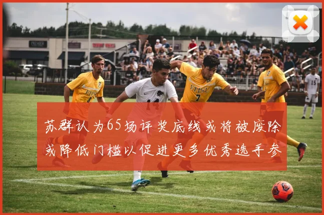 苏群认为65场评奖底线或将被废除或降低门槛以促进更多优秀选手参与